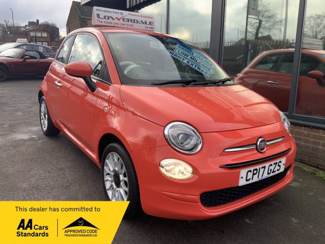Fiat 500 1.2 Pop Star 3dr Hatchback Petrol Pink