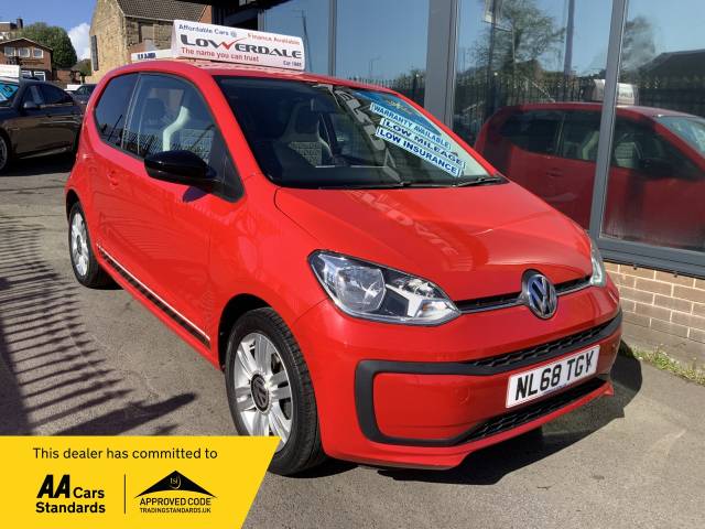 Volkswagen Up 1.0 Up Beats 3dr [Start Stop] Hatchback Petrol Red