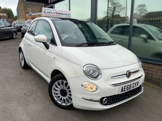 Fiat 500 1.2 Lounge 3dr Hatchback Petrol White