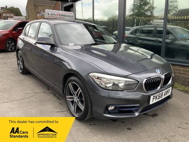 BMW 1 Series 2.0 120d Sport 5dr [Nav/Servotronic] Hatchback Diesel Grey
