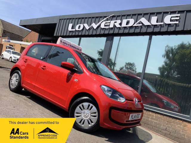 Volkswagen Up 1.0 Move Up 5dr Hatchback Petrol Red