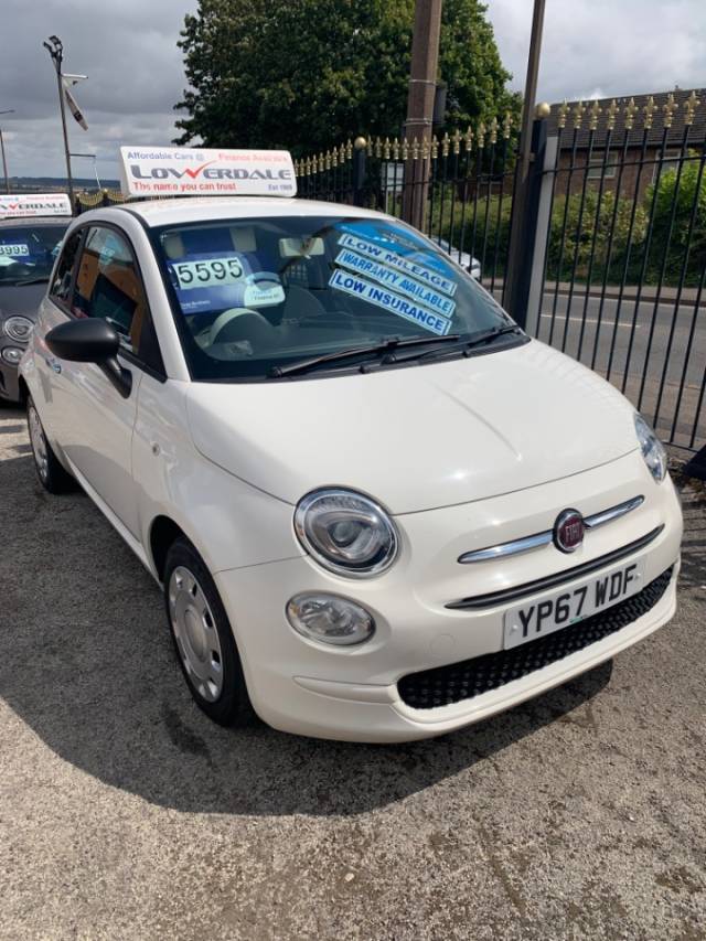 Fiat 500 1.2 Pop 3dr Hatchback Petrol White