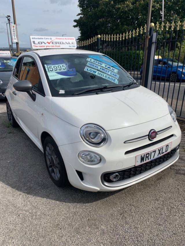 Fiat 500 1.2 S 3dr Hatchback Petrol White